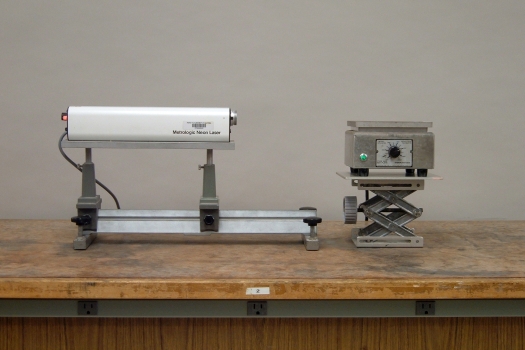 Laser over hot plate